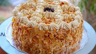 كيكة الموكا لي يذوقها يهبل عليها بطريقة سهلة احترافية راح تعجبكم Gâteau moka [upl. by Yelsgnik]