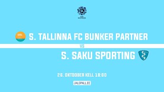 S Tallinna FC Bunker Partner  S Saku Sporting Saalijalgpalli Superkarikas 2024 [upl. by Alad]