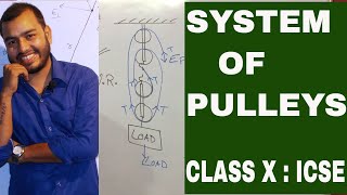 ICSE CLASS 10th PHYSICS MACHINES 06 Block amp Tackle System Explained [upl. by Tound489]