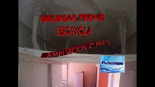 Colocar techo de escayola ampliación 2ª parte [upl. by Gabi]