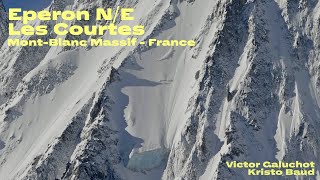 Eperon NE des Courtes Official Selection quotLine of the Yearquot Mountains on Stage Winter 2023 [upl. by Elspet]