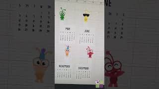 Cricut Desk Calendar  Print Then Cut [upl. by Agneta898]