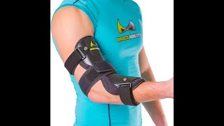 BraceAbility Cubital Tunnel Syndrome Elbow Brace [upl. by Akirderf]