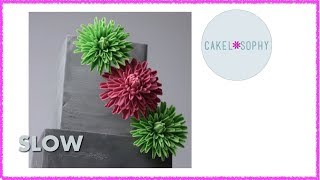 Making Sugar Flowers Gumpaste Dahlia for Beginners [upl. by Kutchins]