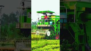 Farming life vlogs harvester short video viral Kisan🌾😘 [upl. by Anaud]