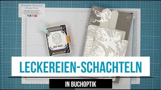 Leckereien Schachteln in Buchoptik [upl. by Marba]