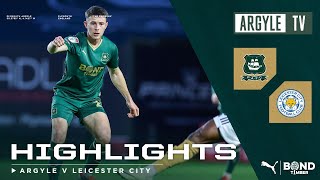 Plymouth Argyle v Leicester City highlights [upl. by Nivre]