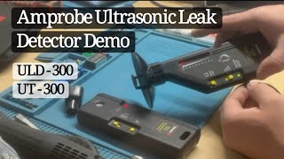 Amprobe Ultrasonic Leak Detector  ULD300 amp UT300 Transmitter Demo [upl. by Volding]