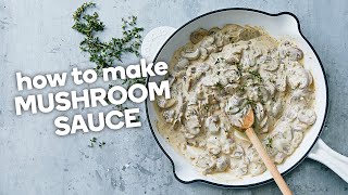 How to make mushroom sauce [upl. by Alyhs]