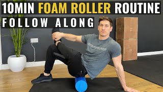 10 minute Full Body Foam Roller Routine I FOLLOW ALONG [upl. by Rother]