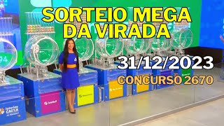 SORTEIO MEGA DA VIRADA SORTEIO DA MEGA SENA DA VIRADA  RESULTADO DA MEGA DA VIRADA DE HOJE [upl. by Aisul]