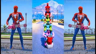 Compilation video series about Spiderman and superheroes Episode 5 [upl. by Gabriell]