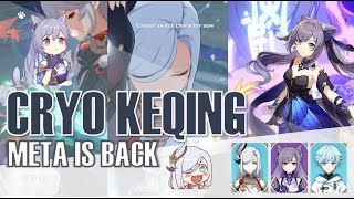 CRYO KEQING IS BACK  C0 ShenHe Chongyun Kazuha Team [upl. by Seften]