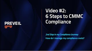 6 Steps to CMMC Compliance  How do I manage my compliance costs [upl. by Eerpud]