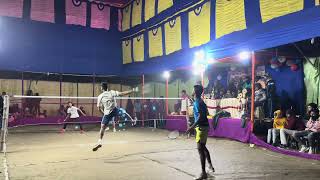 Outdoor Badminton Match Somnath amp Chotka Vs Ariyan amp Partner shuttlershubho outdoorbadmintonmatch [upl. by Wolfy]