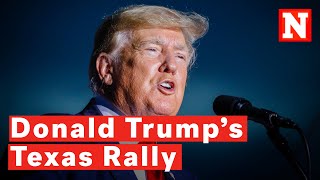 What To Know About Donald Trump’s Rally In Texas [upl. by Jonina879]