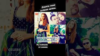 Zarnish Khan husband face reveal zarnishkhan zarnishkhanhusbandskhansaadi aimankhan [upl. by Araic]