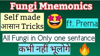 FUNGI MNEMONICS  Easiest trick Ft Prerna  NCERT Biological Classification  NEET EXPLORER  MTG [upl. by Eppes]