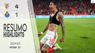 HIGHLIGHTS BENFICA 41 FC PORTO  BRUNO LAGE TEAM BENFICA BEAT FC Porto BY A BIG MARGIN [upl. by Zolner]