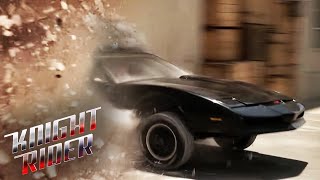 KITT Drives Through Concrete Wall  Knight Rider [upl. by Milly]