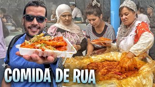 PROVANDO COMIDA DE RUA NO UZBEQUISTÃO 🇺🇿 [upl. by Heidie699]