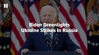 Biden Greenlights Ukraine Strikes In Russia [upl. by Heather]