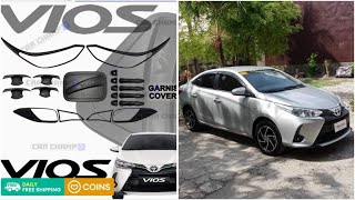 Installing the Garnish Cover and other accessories  Toyota Vios xle cvt 2024 [upl. by Oika469]