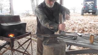 Blacksmithing Part 7 Making Cooking Irons [upl. by Hnah]