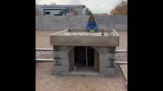 Pizza Oven Concrete Stand [upl. by Deeas]