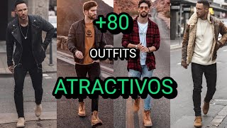 80 Outfits ATRACTIVOS con CHAQUETA para hombre [upl. by Alexa866]