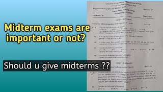 Midterm exams are important or not  Semester exam  Midterm exams  How to pass midterm exams [upl. by Nylkaj]