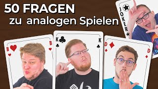 Die KLASSIKER der GESELLIGEN SPIELE  50 Fragen zu analogen Spielen [upl. by Nasah]