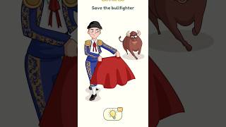 Can You Save The Bullfighter 🤔🤣  shorts funny gameplay [upl. by Yenaj]