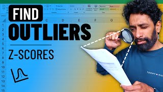 How to find Outliers in Your Data Easily with ZScores in Excel [upl. by Yssirk452]