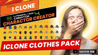 iclone 8 tutorial  iclone 8 free download clothes pack [upl. by Ayikan]