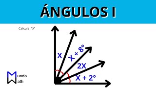 Ángulos I  Operaciones con las medidas de ángulos y bisectriz de un ángulo  Geometría [upl. by Llenrad]