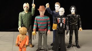 Funko ReAction Horror Series Review Jason Freddy Pinhead [upl. by Ibloc26]