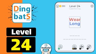 Dingbats Level 24 Wear Long Walkthrough [upl. by Acilef]