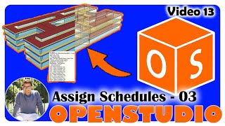 OpenStudio Building Energy Analysis Tool  V13  Assign SCHEDULES  EnergyPlus Simulation  NREL [upl. by Richia]