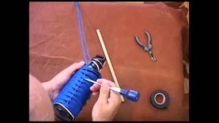 The Paracord Weaver How To  Water Bottle Wrap  Part 2 [upl. by Ynohtnaed151]