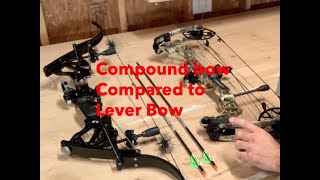 Compound Bow vs Lever Bow [upl. by Rosalee]