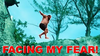 400lb Strongman Goes Cliff Diving In Jamaica [upl. by Neela]