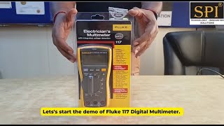 Fluke 117 True Rms Digital Multimeter  Features amp Uses  Demo Video by SPI Engineers [upl. by Amadis]