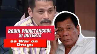 ROBIN PINAGTANGGOL SI DUTERTE robinpadilla rodrigoduterte philippinepolitics [upl. by Palma640]