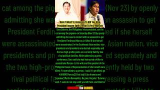 Vice President Issues Open Threat To Prez Marcos news breakingnews philippinesnews shorts [upl. by Nayar789]