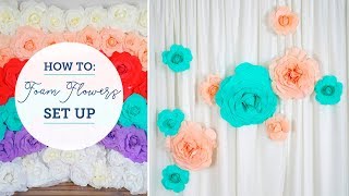 How to Unfold amp Set up Foam Flowers 🌸  BalsaCirclecom [upl. by Charisse]