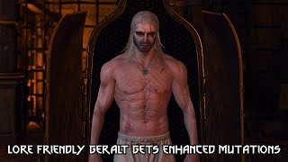 Lore friendly Geralt gets enhanced mutations The Witcher 3 Modded [upl. by Justinian]