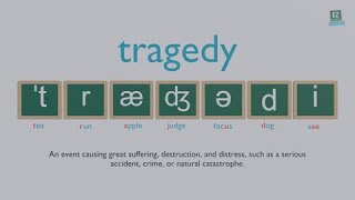 How to pronounce tragedy [upl. by Ienttirb]