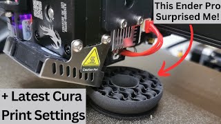 Creality Ender 3 S1 Pro does LWPLA and VarioShore TPU  Cura Settings [upl. by Donella]