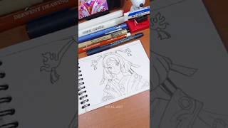 Menggambar Lunox Divine Goddess Skin Legend Fan Art ML dengan Faber Castell [upl. by Baldwin109]